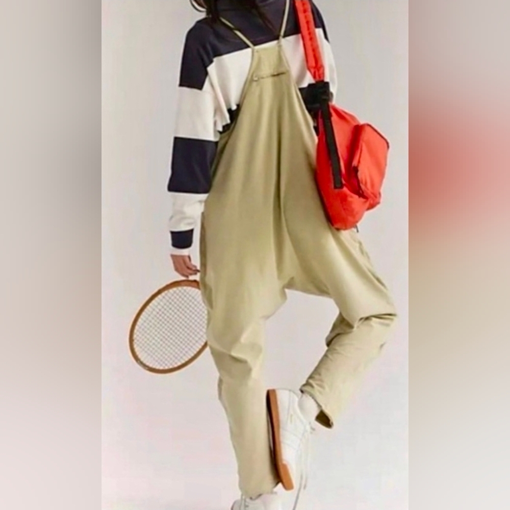 New Free People Hot Shot Logo Onesie Moss Combo L - Picture 4 of 6